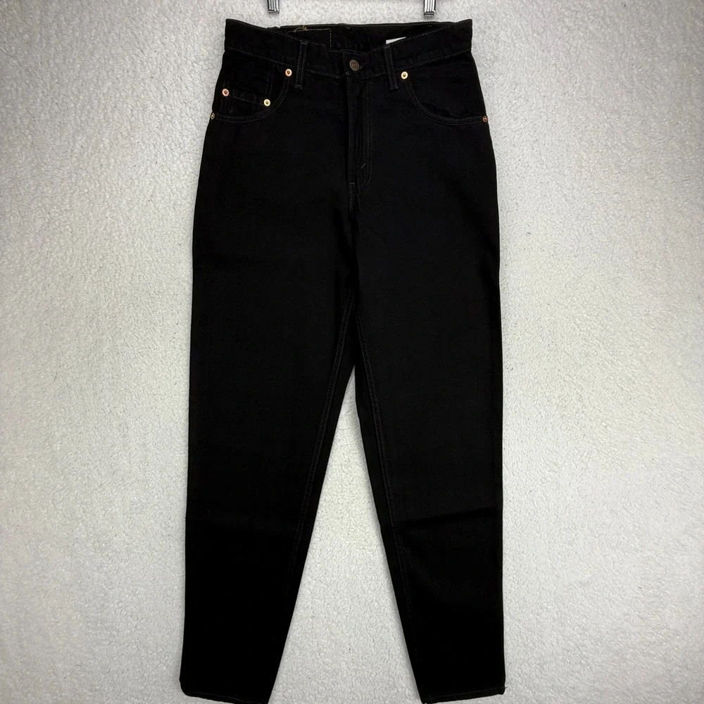 Vintage Levis 560 Mens 30x36 Black Loose Tapered Leg Jeans USA NOS NWT